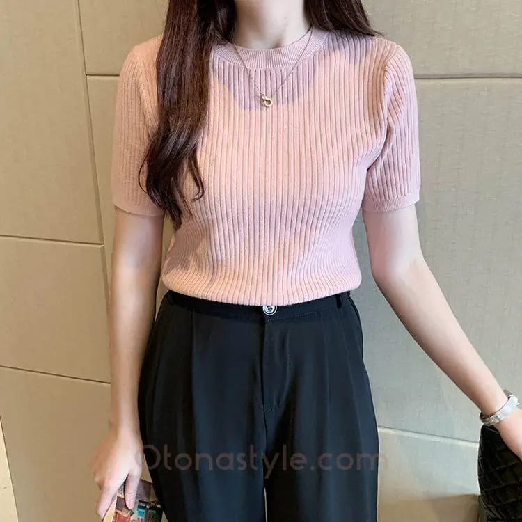 Classic Red Knit Top (buy 1 get 3 free)