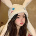 White Fluffy Kawaii Hat