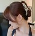 Flower Rhinestone Claw Clip