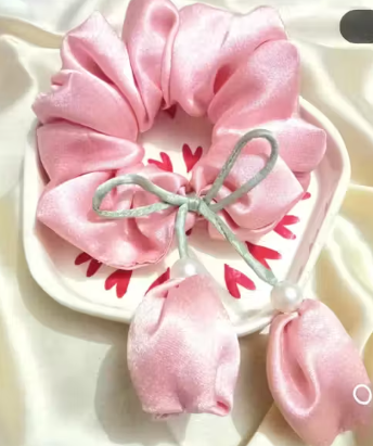 Boho Tassel Sea Shell Scrunchie