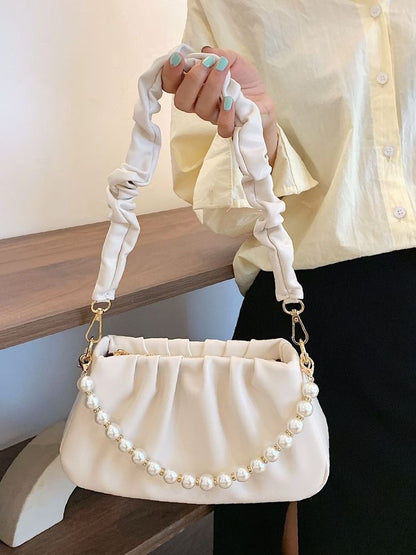 White Pearly Sling Bag