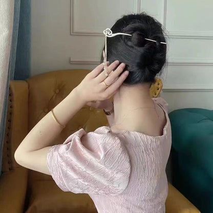 Metal Cloud Hair Pin