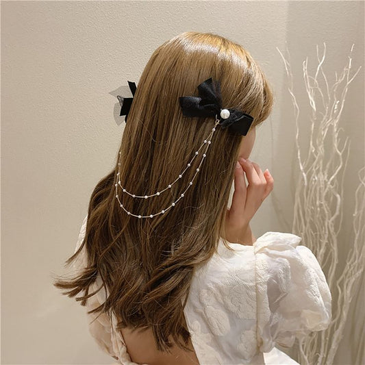 Bow-tie Double Hair Clip