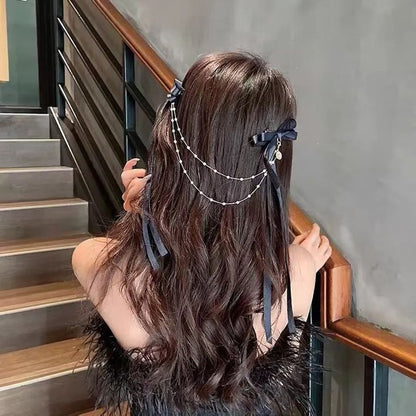 Bow-tie Double Hair Clip