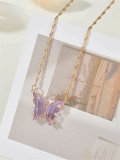 Purple Crystal Pendant