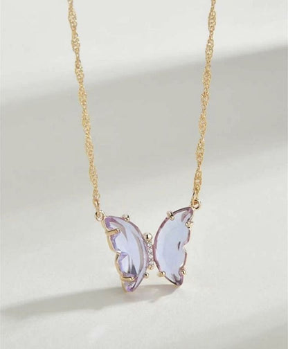 Purple Crystal Pendant