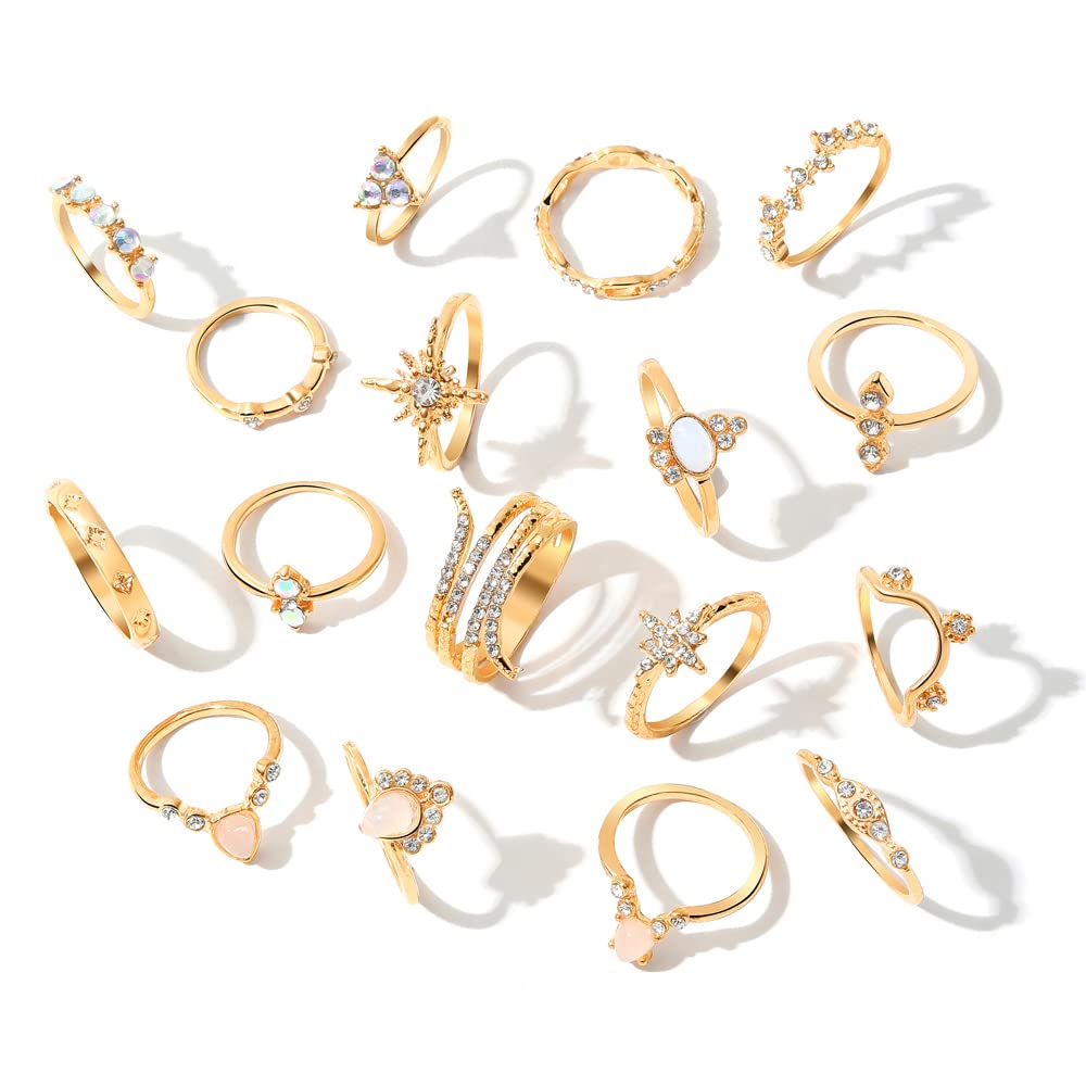 Stackable Boho Ring Set