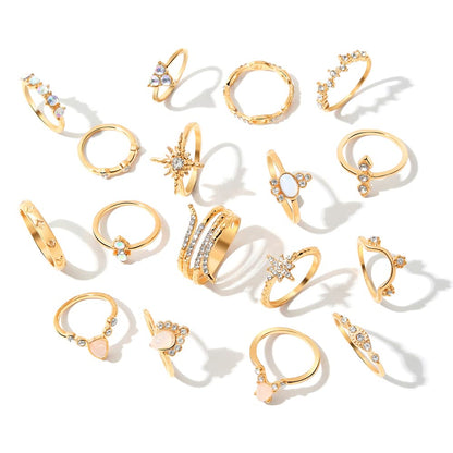 Stackable Boho Ring Set