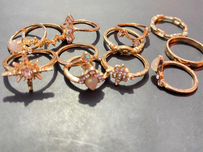 Stackable Boho Ring Set
