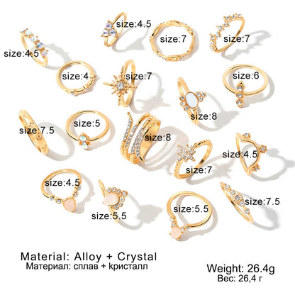 Stackable Boho Ring Set