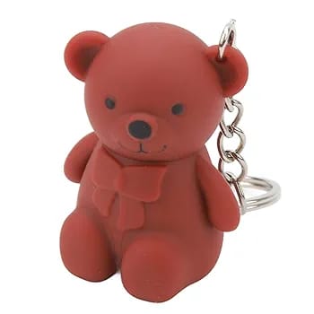 Teddy Bear Lipgloss Keychain
