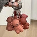 Teddy Bear Lipgloss Keychain
