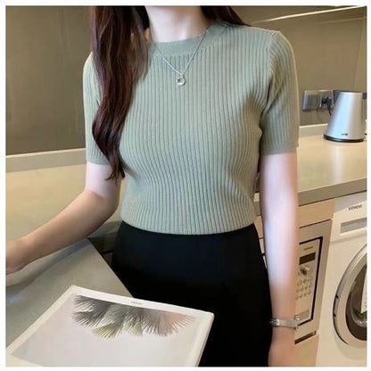 Classic Red Knit Top (buy 1 get 3 free)