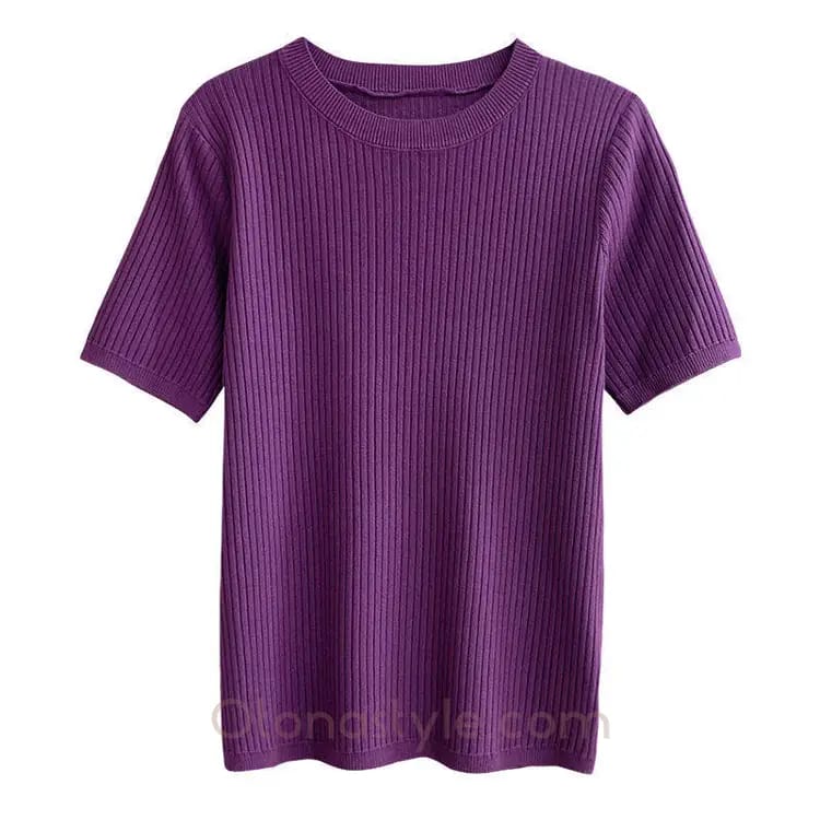 Classic Red Knit Top (buy 1 get 3 free)