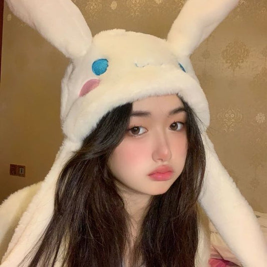 White Fluffy Kawaii Hat